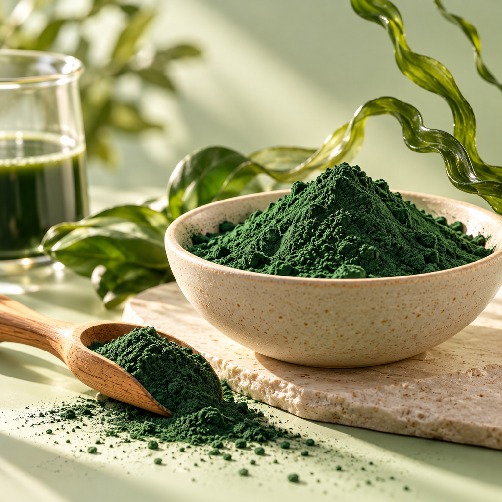 AUROTAIL Green Vitals | Spirulina & Sea Buckthorn