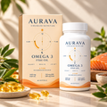 AURAVA Omega-3 Fish Oil | High EPA & DHA